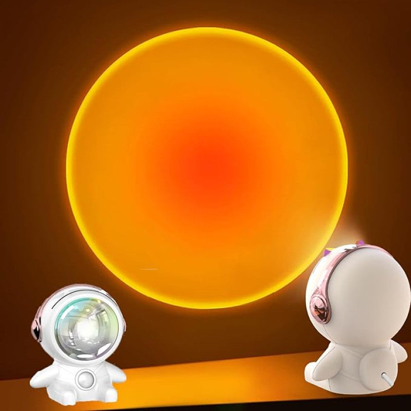Astronaut Sunset Light
