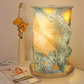 Vintage Foldable Paper Table Lamp USB Rechargeable