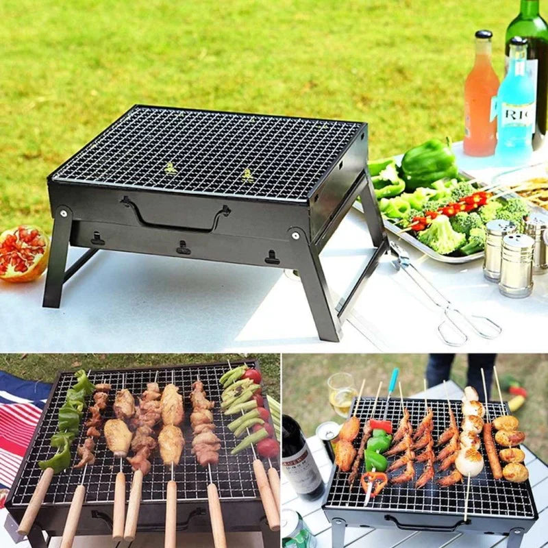 Portable & Foldable Space Saver BBQ Grill