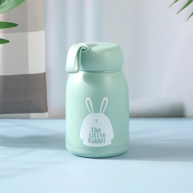 320ml Cute Glass Thermos Water Bottle