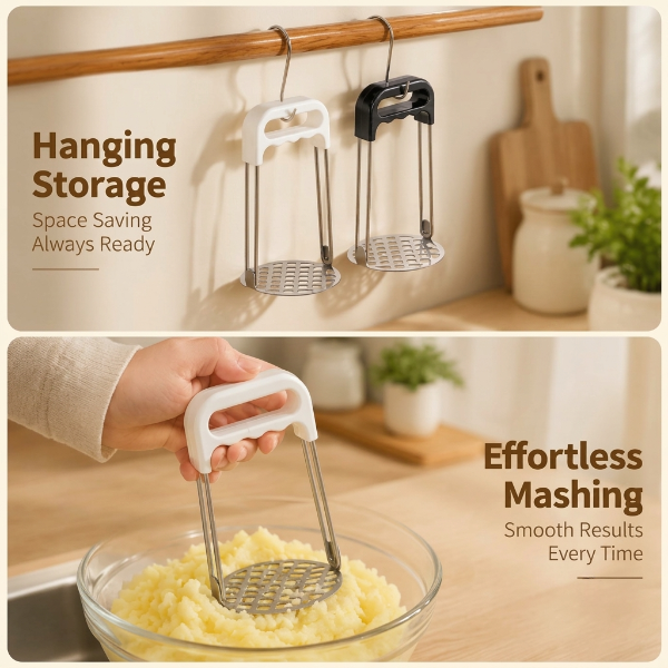 Stainless Steel Potato Masher Press