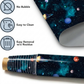 Self Adhesive Universe Galaxy Marble Sheet