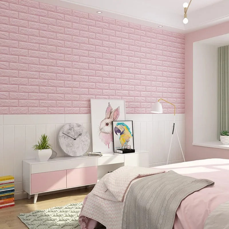 Wall Sticker Brick Sheets (30x27 Inches)