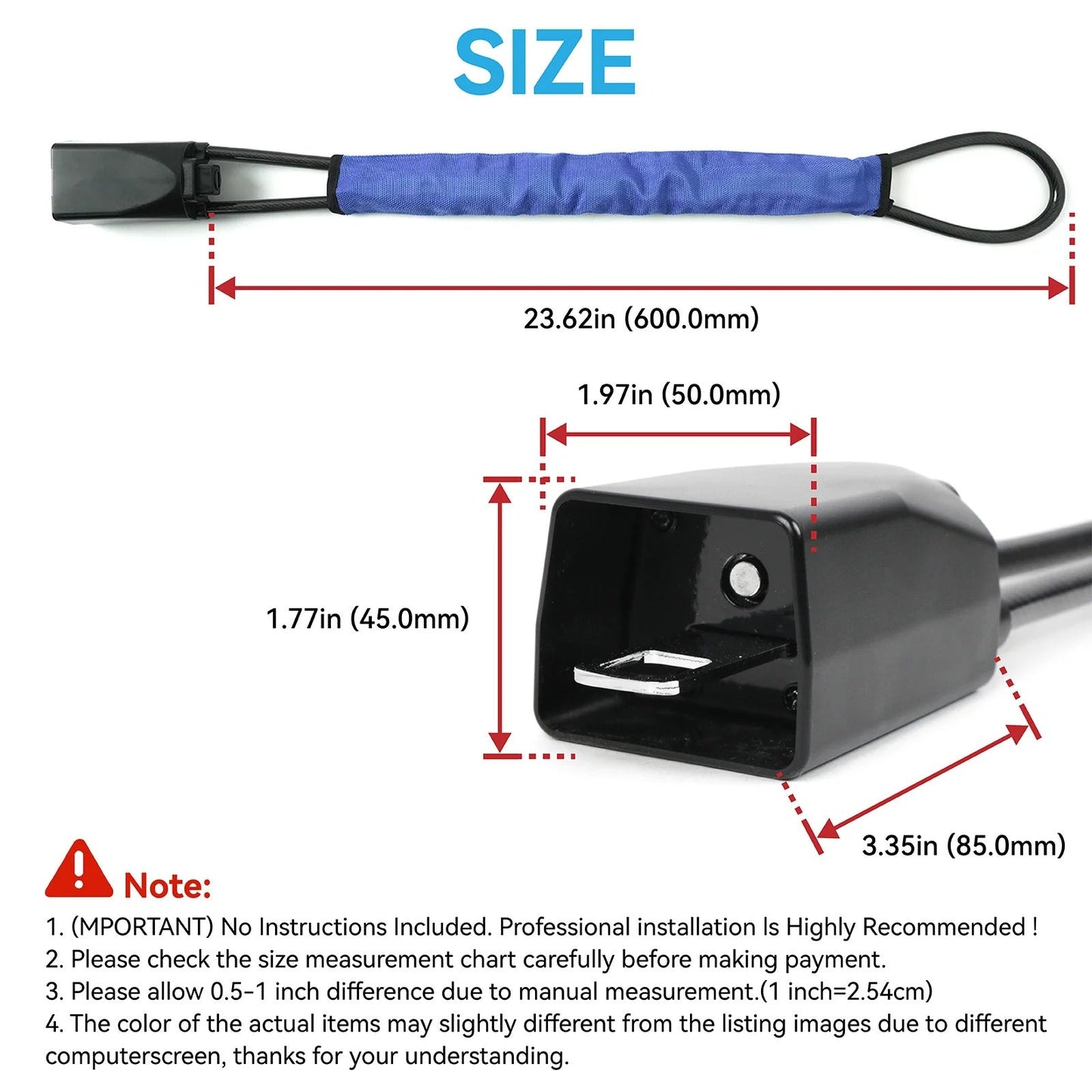 Universal Antitheft Steering Wheel Lock