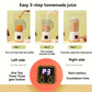 Rechargeable Portable Juicer with Digital Display