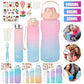 3Pcs Leakproof Water Bottle with Times