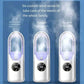 Desktop Bladeless Mist Fan with Digital Display