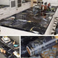 Waterproof Black & Golden Marble Sheet (60cm x 2m)