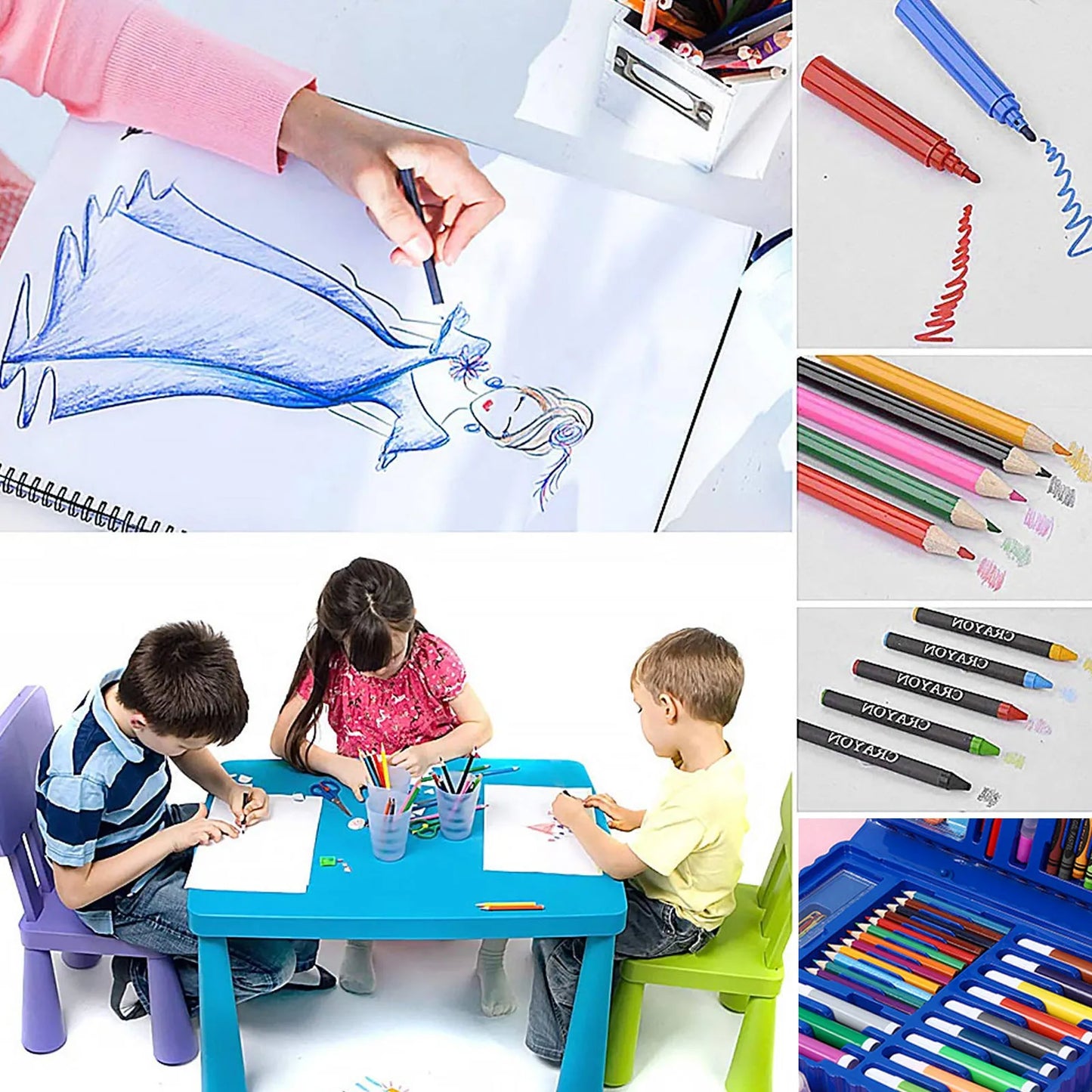 68PC Kids Art Set