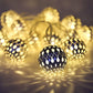 Golden Ball String Lights