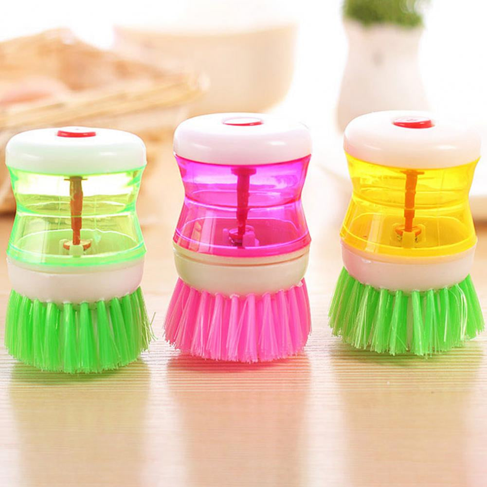 Liquid Soap dispenser Dish Washing Brush