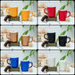 Unbreakable Double Color Plastic Tea Mugs (6pcs Set)