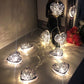 Golden Heart Shape Decoration String Lights