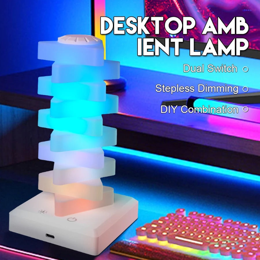 Rubic Riangle DIY Rubik Triangle Rainbow Night Light – Wholesale City