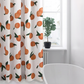 Elegant Citrus Bathroom Shower Curtain