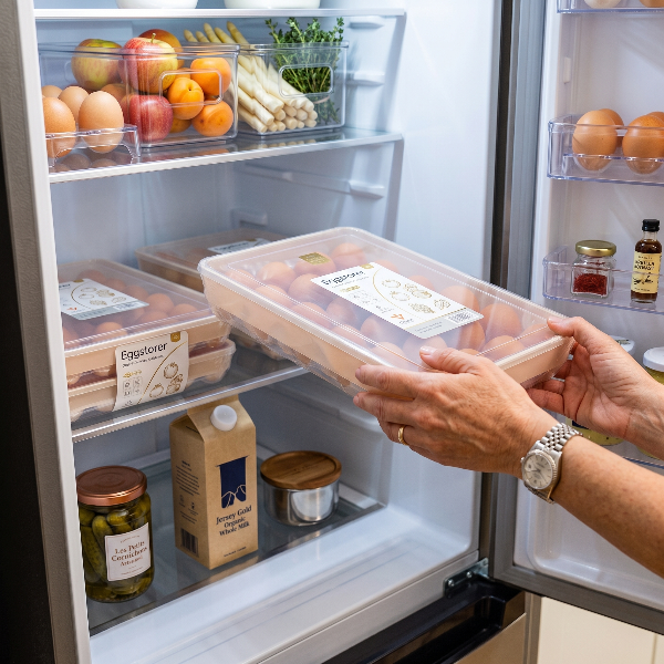 24 Grid Transparent Egg Storage Tray