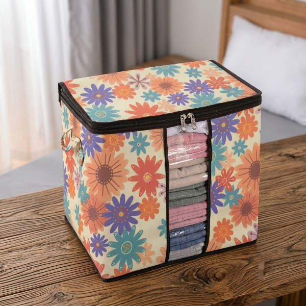 Floral Foldable Storage Organizer