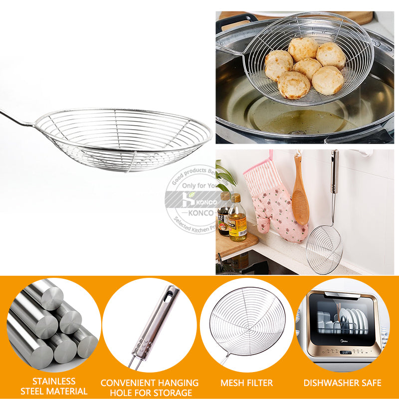 Stainless Steel Food Frying Strainer