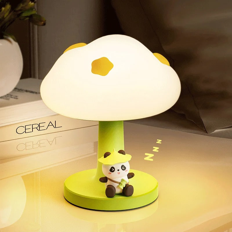 Rechargeable Cartoon Mushroom Lamp