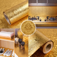 Self Adhesive Golden Flower Marble Sheet (60x200 CM)