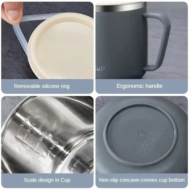 Stainless Steel Insulated Coffee Mug (400 ML)
