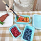 4PCs Silicone Food Storage Container