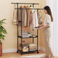 Multifunctional Iron Shoe and Hat Shelf Rack