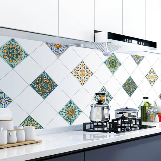 Waterproof Geometric Pattern Marble Sheet (60cm x 2m)