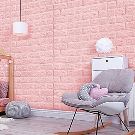 Wall Sticker Brick Sheets (30x27 Inches)