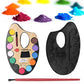 12-Color Water Paint Set with Brush