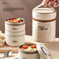3PCs Stainless Steel Heat Insulated Boxes With Thermal Bag