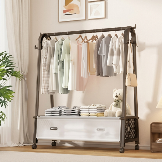 Portable Wardrobe Drying Clothe Rack