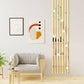 Self-Adhesive Golden Wall Sticker Roll (0.8x96 Inches)
