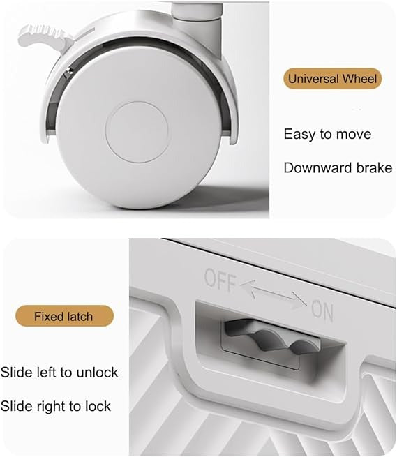 4 Layer Storage Cabinet with Transparent Doors