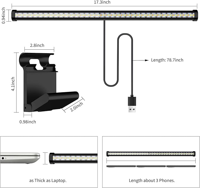 Smart LED Dimmable Screen Light Bar