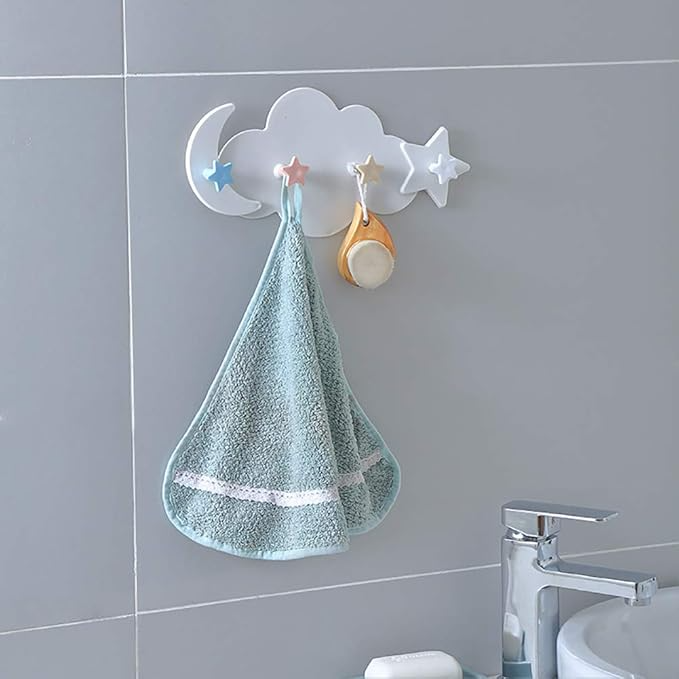 Creative Self Adhesive Star Coud Wall Hook