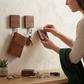 5PCs Set Self-Stick Wooden Hooks