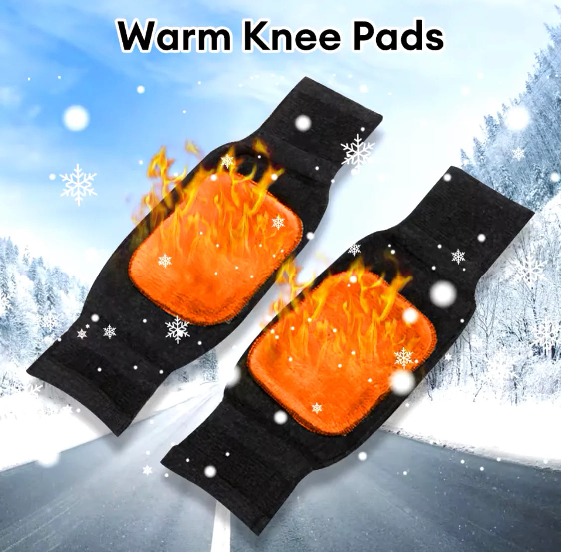 Warm Wool Knee Pads (Pair)