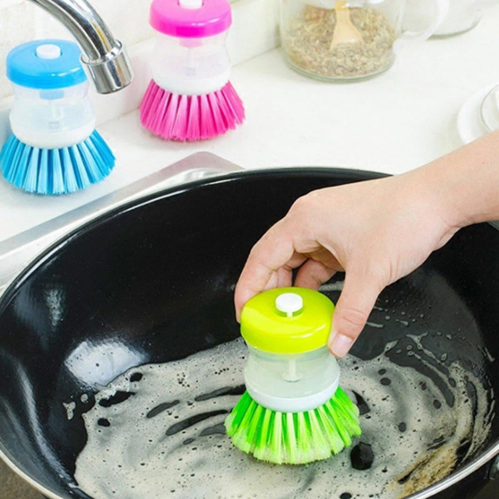 Liquid Soap dispenser Dish Washing Brush