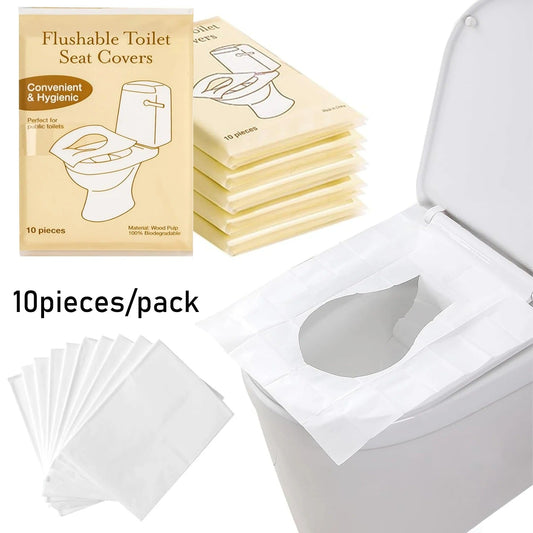 Disposable Paper Toilet Seat Cover (10 Pcs)