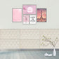 Self Adhesive 3D Fomic Wall Sticker - Off-White (28 x 14 Inch)
