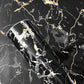 Waterproof Black & Golden Marble Sheet (60cm x 2m)