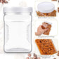Plastic Square Sealed Jar