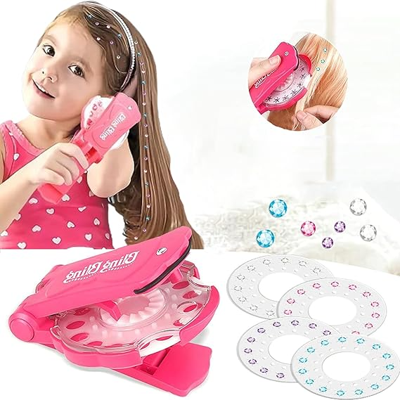 Hair Bedazzler kit With 180 Hair Gems