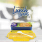 2 Portion Stainless Steel Lunch Box With Spoon