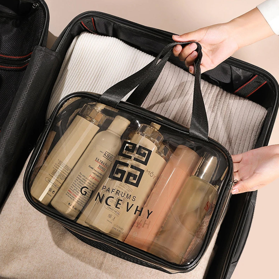 Transparent Multipurpose Traveling Cosmetic Bag