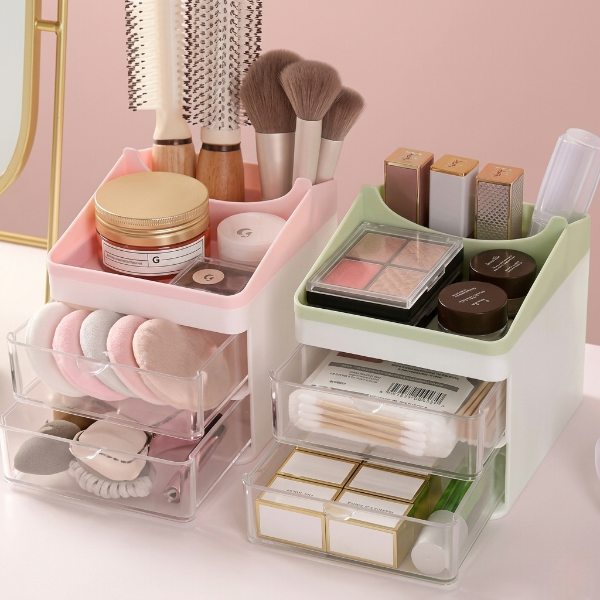 Portable Drawer Type Stationery Storage Box