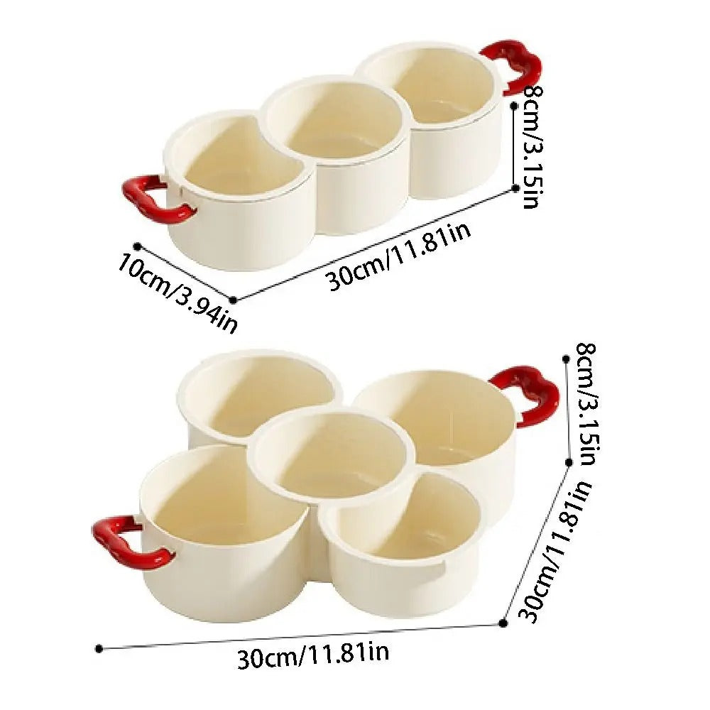 2 in 1 Creative Double Layer Storage Tray