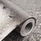 Self Adhesive Silver Flower Marble Sheet (60x200 CM)