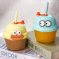 Funny Faces Slub Glass Sipper